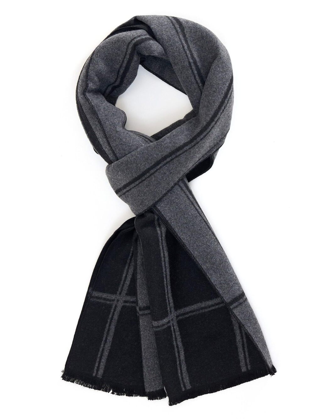 4281 Winter Warm Scarf Premium Cashmere Feel, Luxuriously Soft Long Plaid